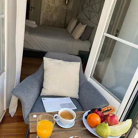 Apartment No Centro Com Varanda E Vista Lissabon